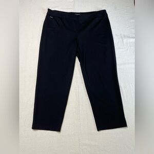Zac & Rachel Black Dress Pants Plus Size 3X